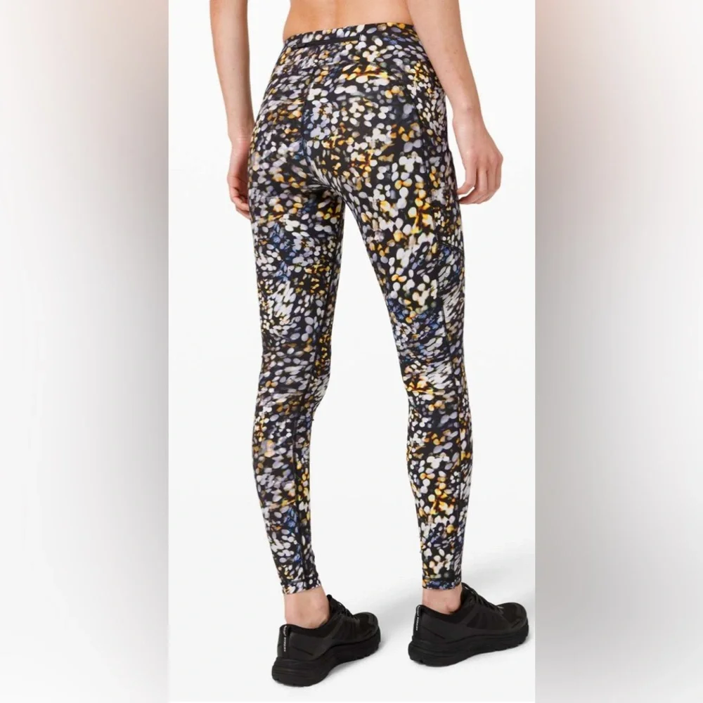 Lululemon Speed Up Leggings 28” Full-On a‎ Luxtreme Metropolis Glow Multi sz6